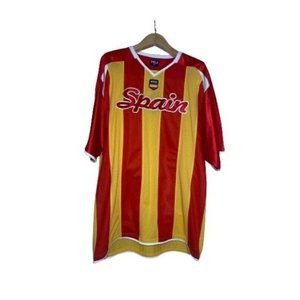 New Men’s XL (Fits like XXL) Unique FC Barcelona Spain DELF Soccer Jersey